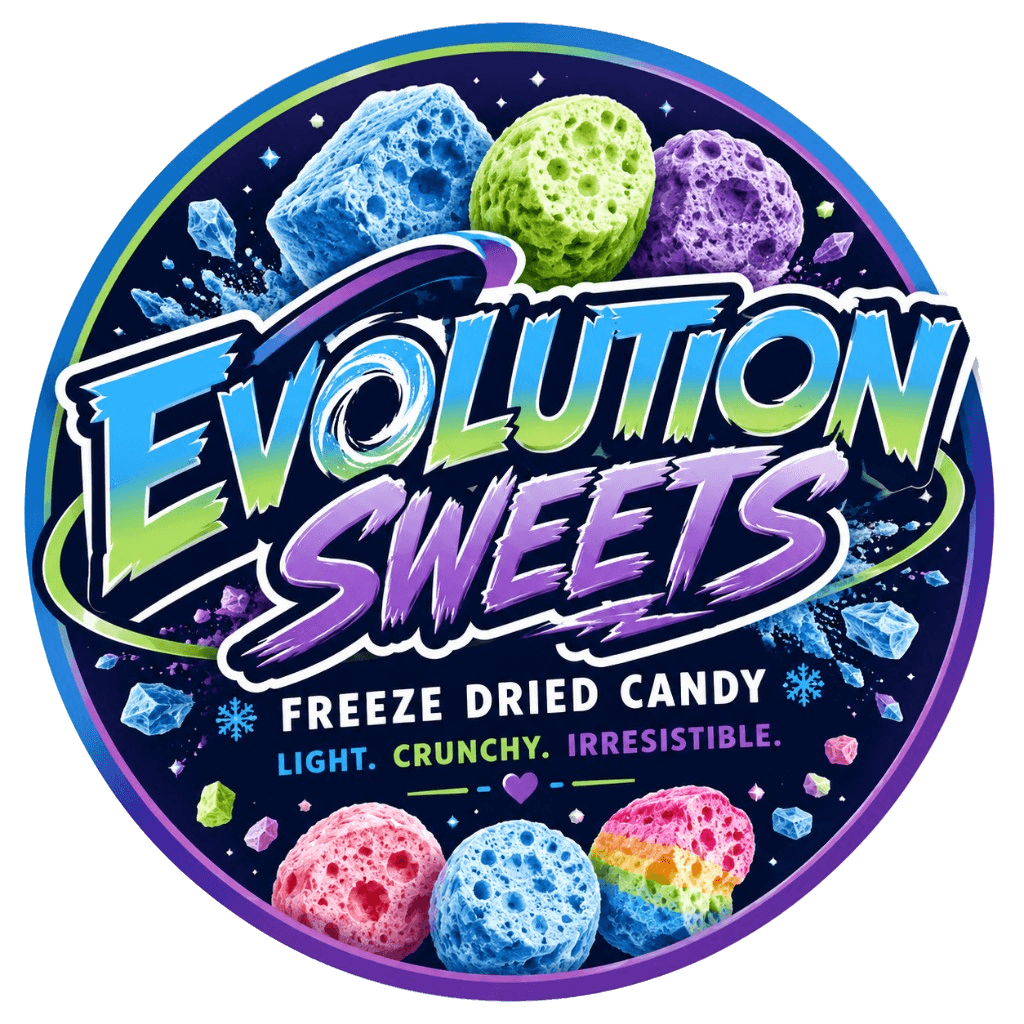 Evolution Sweets — freeze dried candy logo